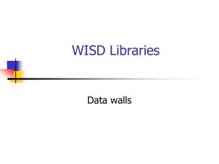 WISD Libraries