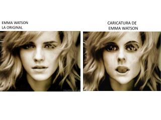CARICATURA DE EMMA WATSON