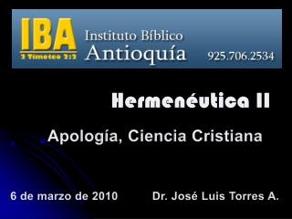 Apología , Ciencia Cristiana