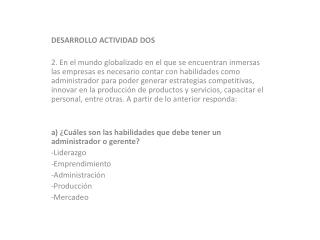 DESARROLLO ACTIVIDAD DOS