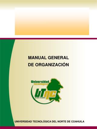 MANUAL GENERAL DE ORGANIZACIÓN