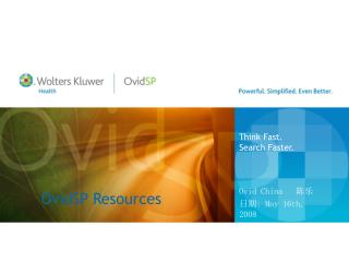 OvidSP Resources