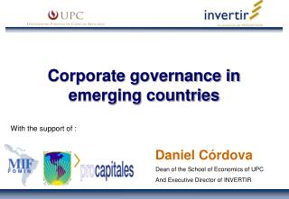 Corporate governance in emerging countries