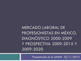 Presentación en la UNAM 22/11/2013
