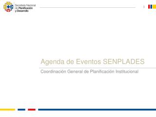 Agenda de Eventos SENPLADES