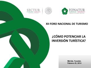 XII FORO NACIONAL DE TURISMO