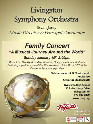 Livingston Symphony Orchestra Itsvan Jaray Music Director &amp; Principal Conductor