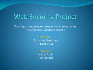 Web Security Project