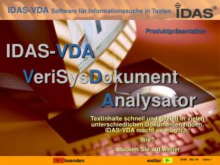 IDAS- VDA