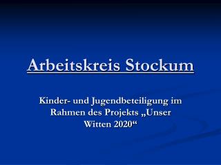 Arbeitskreis Stockum