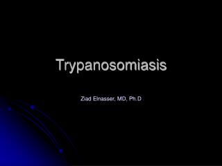 Trypanosomiasis