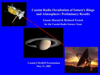Cassini Radio Occultation of Saturn's Rings and Atmosphere: Preliminary Results
