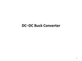 DC−DC Buck Converter