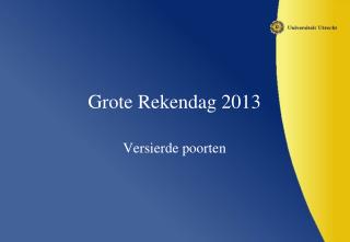 Grote Rekendag 2013