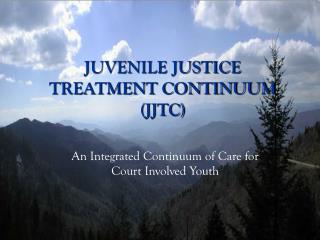 JUVENILE JUSTICE TREATMENT CONTINUUM (JJTC)