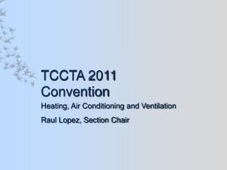 TCCTA 2011 Convention