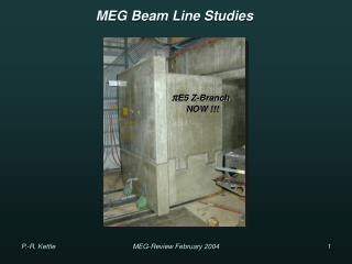 MEG Beam Line Studies