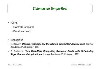 Sistemas de Tempo-Real