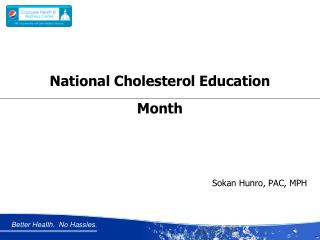 National Cholesterol Education Month