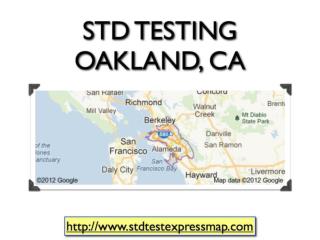 STD Testing Oakland