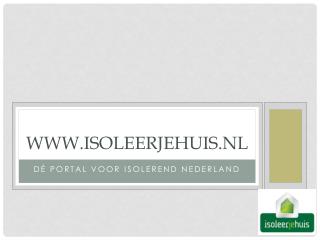 isoleerjehuis.nl