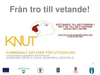 Från tro till vetande!