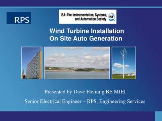 Wind Turbine Installation On Site Auto Generation