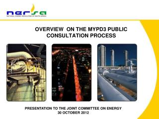 OVERVIEW ON THE MYPD3 PUBLIC CONSULTATION PROCESS