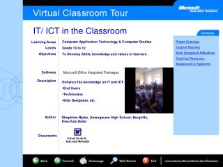Learning Areas Levels Objectives Software Description Author