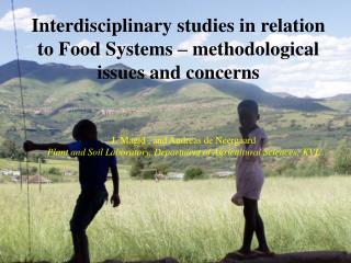 Interdisciplinary studies in relation to Food Systems – methodological issues and concerns