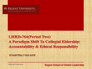 Regent School of Global Leadership