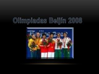 Olimpiadas Beijín 2008
