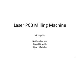Laser PCB Milling Machine