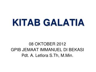 KITAB GALATIA