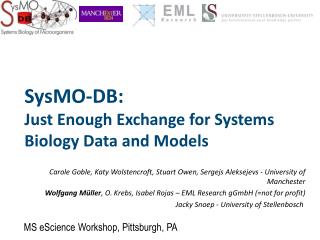 SysMO-DB: Just Enough Exchange for Systems Biology Data and Models