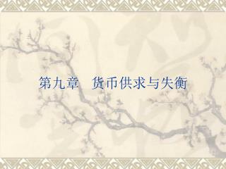 第九章 货币供求与失衡