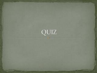 QUIZ