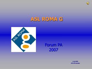 ASL ROMA G