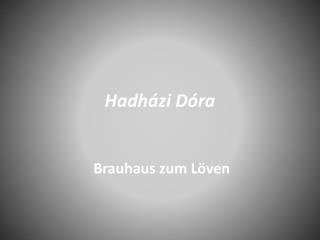 Hadházi Dóra