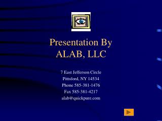 Presentation By ALAB, LLC