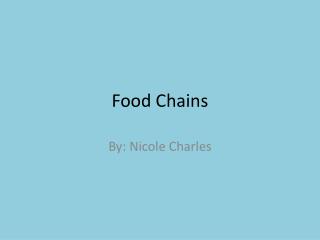 Food Chains