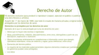 Derecho de Autor