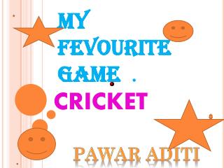 MY fevourite GAME .