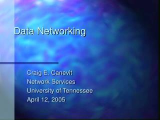 Data Networking