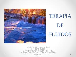 TERAPIA DE FLUIDOS