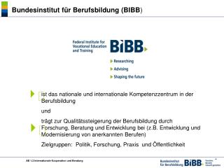 Bundesinstitut für Berufsbildung (BIBB )