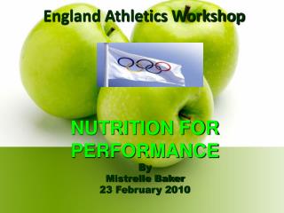 England Athletics Workshop