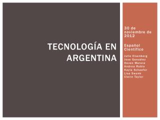 Tecnología en Argentina