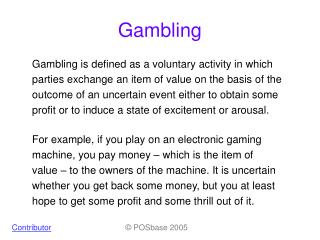 Gambling