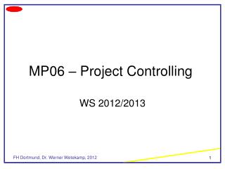 MP06 – Project Controlling